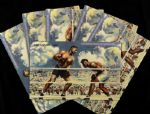 1935-74 Jack Dempsey Knocks Out Jess Willard Postcard (Lot of 6)