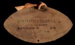 1947 Football Officals Badge East Engraved Made in Milwaukee 