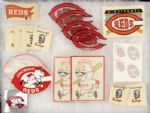 1950s-2000s Cincinnnati Reds Decal Sticker Collection (Lot of 18) 