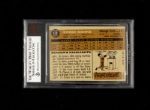 1960 Ernie Banks Chicago Cubs Topps BVG Graded 4 