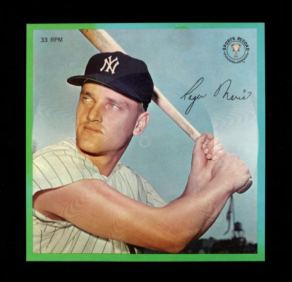 1962 Roger Maris New York Yankees Auravison 33 RPM Record 