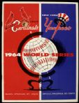 1964 World Series Program & Game 2 Ticket Stub 