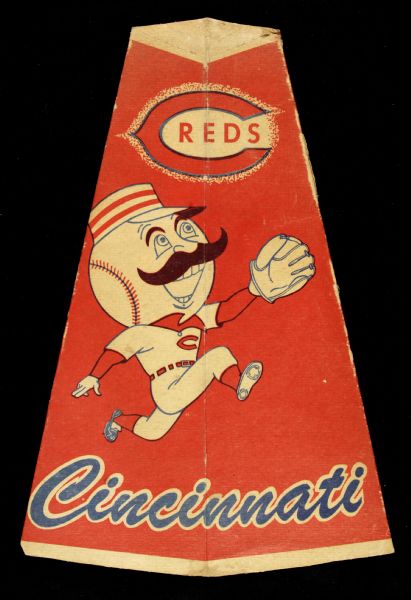 1950s Cincinnati Reds Sports Service Megaphone 