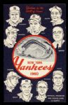 1960 New York Yankees Yankee Stadium Kansas City Athletics Program