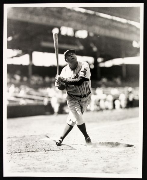 1980s Babe Ruth Brooklyn Dodgers George Brace Modern 8" x 10" Print from Original Negative