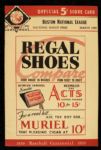 1939 Boston Braves Braves Field Pittsburgh Pirates Scorecard