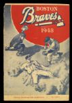 1948 Boston Braves Braves Field Brooklyn Dodgers Program
