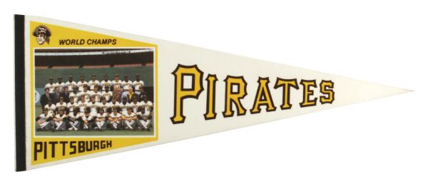 1979 Pittsburgh Pirates Full Size 29" World Champs Pennant