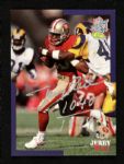 1994 Jerry Rice San Francisco 49ers Certified Signed Classic Draft Card 1040/1994