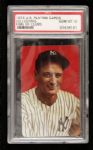 1973 Lou Gehrig New York Yankees US Playing Cards King of Clubs - PSA GEM MINT 10
