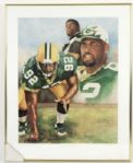 1996 Reggie White Green Bay Packers "Triple Threat - Faith Hope & Love" 25" x 31" Framed Lithograph 331/992