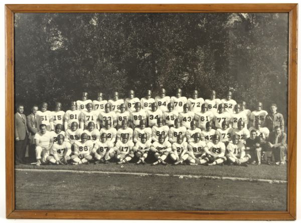 1940s-50s Marquette University Golden Avalanche Framed 20" x 27" Team Photo