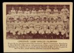 1940-41 Cincinnati Reds Visit Winter Leagues Roster Sheet w/Red Sox 