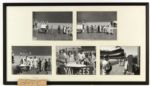1952 Jim Turner New York Yankees 19 1/2" x 35 Framed Original Photo Display w/Elston Howard Happy Chandler Mel Allen  - From Turner Estate 