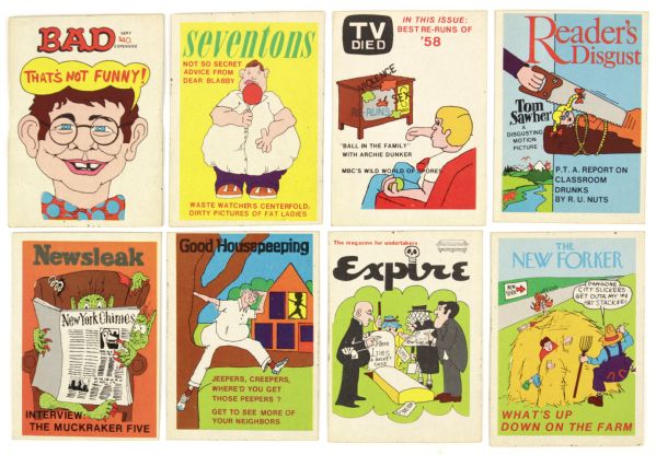 1973-74 Fleer Crazy Covers - Lot of 27