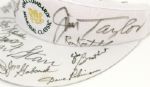 1980s-92 Vince Lombardi Memorial Classic Signed Golf Visor w/13 Sigs. Lee Roy Caffey Ray Nitschke Bart Starr Jim Taylor Ron Kostelnik - JSA 