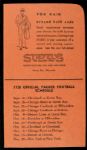 1938 Green Bay Packers Stiefels Clothing Store Promotional Pocket Wallet Schedule
