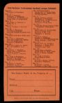 1938 Green Bay Packers Stiefel's Clothing Store Promotional Pocket Wallet Schedule