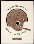 1967-68 Green Bay Packers 8 x 10 World Champions Handout w/Facsimile Signatures of Team Vince Lombardi (Lot of 2)