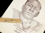 1967 Bob Brown Green Bay Packers Signed Cut & Williams Print - Rare Packers Autograph - JSA 