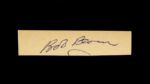 1967 Bob Brown Green Bay Packers Signed Cut & Williams Print - Rare Packers Autograph - JSA 