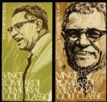 1971-72 Vince Lombardi Golf Classic Program - First and Second Years w/Participant Literature 