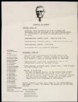 1971-72 Vince Lombardi Golf Classic Program - First and Second Years w/Participant Literature 