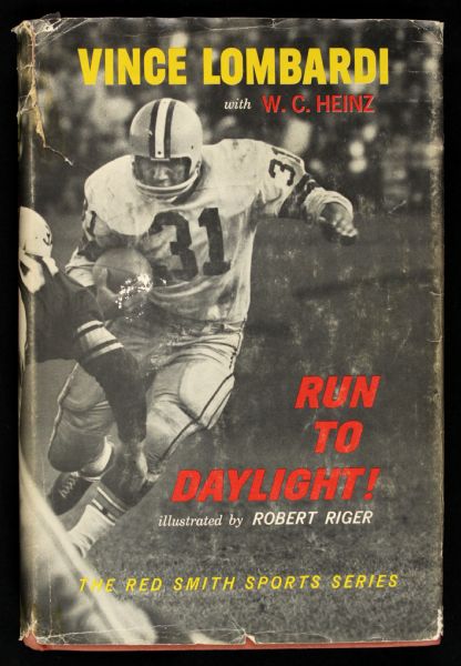 1963 Vince Lombardi Run to Daylight Hardcover Book - First Printing