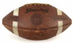 1960s Jim Taylor Green Bay Packers Store Model Football 