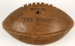 1965 Green Bay Packers Team Signed Football w/47 Sigs. Incl. Lombardi Hornung Starr Nitschke Taylor Jordan Pitts Caffey First of 3 Titles - JSA "Attributed from Willie Woods Personal Collection"