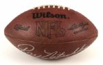 1980s-90s Ray Nitschke Green Bay Packers Signed ONFL (Rozelle) Game Used Football Saints Written (JSA) 