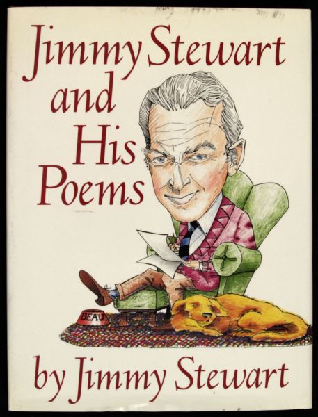 1989 Jimmy Stewart and His Poems Signed Book - JSA 