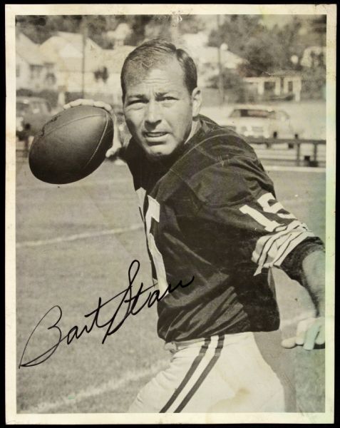 1960s Bart Starr Green Bay Packers Signed 8" x 10" Team-Issued Photo - JSA 