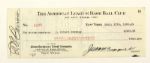 1938 Robert Shawkey New York Yankees Team Payroll Check Also Signed by HOFer Ed Barrow & Owner Jacob Ruppert - JSA 