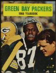 1966 Green Bay Packers Team Yearbook Willie Davis Cover 