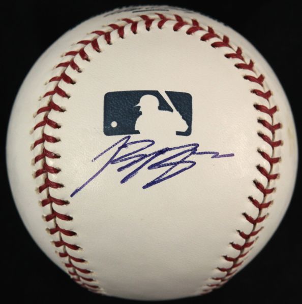 2007-12 Ryan Braun Milwaukee Brewers Single Signed OML (Selig) Baseball - JSA 