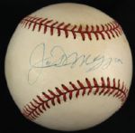 1994-99 Joe DiMaggio New York Yankees Single Signed OAL (Budig) Baseball - JSA 