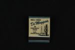 1950s-60s Joe DiMaggio New York Yankees DiMaggios On Fishermans Wharf Matchbook w/Matches