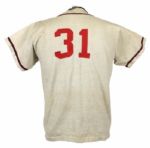 1950s-60s Ted Williams Boston Red Sox Camp Worn Durene Jersey Signed by Williams - (MEARS LOA & JSA)