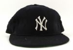 1977-78 Don Gullett New York Yankees Game Worn Cap w/Signed Card (MEARS LOA)