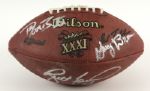 1996 Green Bay Packers Multi Signed Super Bowl XXXI Football w/Reggie White Wayne Simmons Brett Favre & More (JSA)