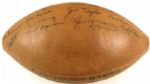 1961 Green Bay Packers Team Signed Football w/45 Sigs. Incl. Vince Lombardi Emlen Tunnell Henry Jordan Ron Kostelnik Elijah Pitts First Lombardi Championship (JSA)