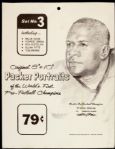 1967-68 Green Bay Packers Williams Prints - Four Sets 20 Total Three of Which are Sealed in Original Packaging 