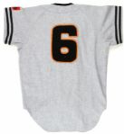 1970s Sakurai Descente Made Japanese Game Worn #6 Flannel Jersey (MEARS LOA) 
