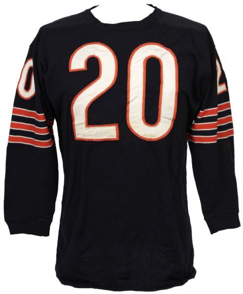 1961 circa Bobby Jackson Chicago Bears Game Worn #20 Durene Jersey  (MEARS LOA) 