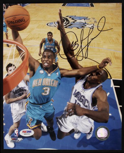 2000s Chris Paul New Orleans Hornets Los Angles Clippers Signed 8" x 10" Photo - PSA Sticker & Certificate