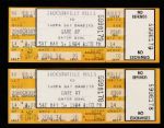 1984 Jacksonville Bulls vs. Tampa Bay Bandits USFL Full Ticket (Lot of 2) 
