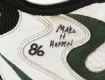 1997-99 Antonio Freeman Green Bay Packers Game Worn Signed Cleats - Be The Best Written - JSA & MEARS LOA