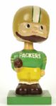 1960 Green Bay Packers Wood Base Nodder Bobble Head