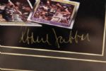 1988 Kareem Abdul Jabbar Los Angeles Lakers Signed First Day Cachet & Photo  14 1/2 x 17 Display - JSA 